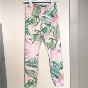 Spiritual gangster leggings size L flower print